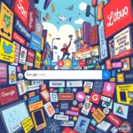 An image showing google search engine filled with Ads.