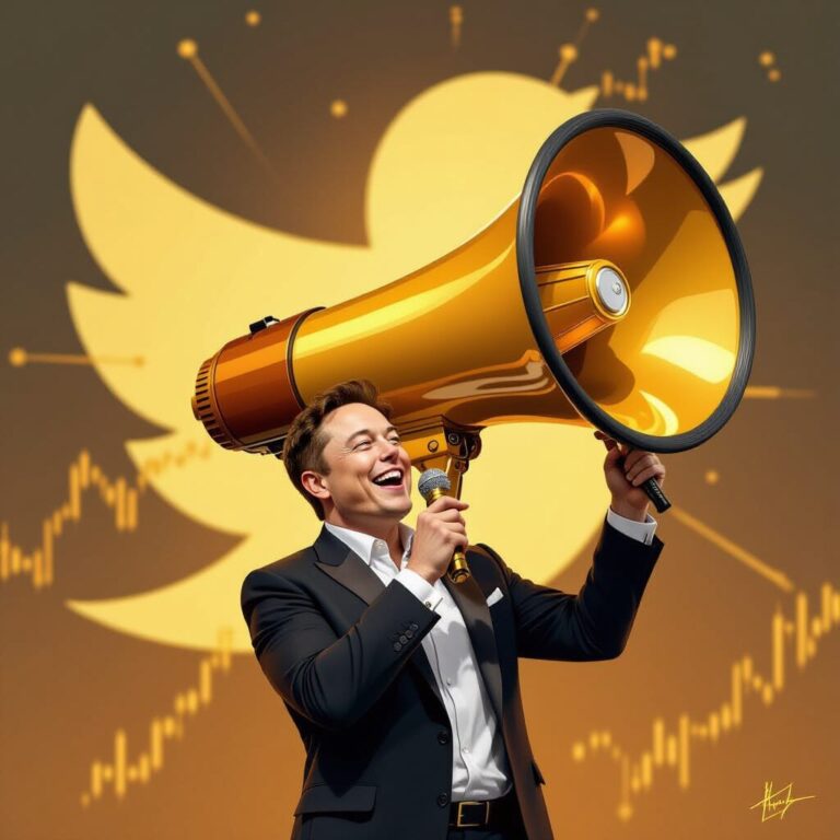 Elon Musk Bought a $44 Billion Megaphone and Programmed It to Only Broadcast Himself