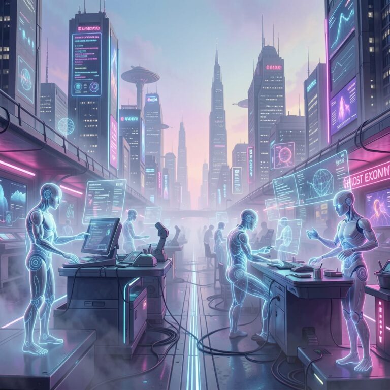 The Ghost Economy: What Happens When AI Agents Run Everything and Nobody Gets Paid